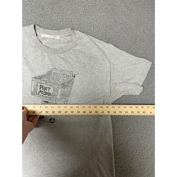 Phat moms Men's T-Shirt Short‎ Sleeve gray Size Large humor funny tee - Picture 8 of 10